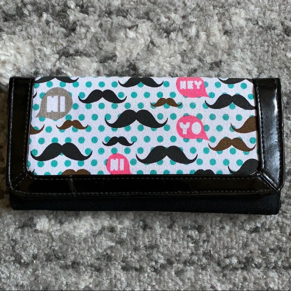 Canvas Graphic Print Wallet